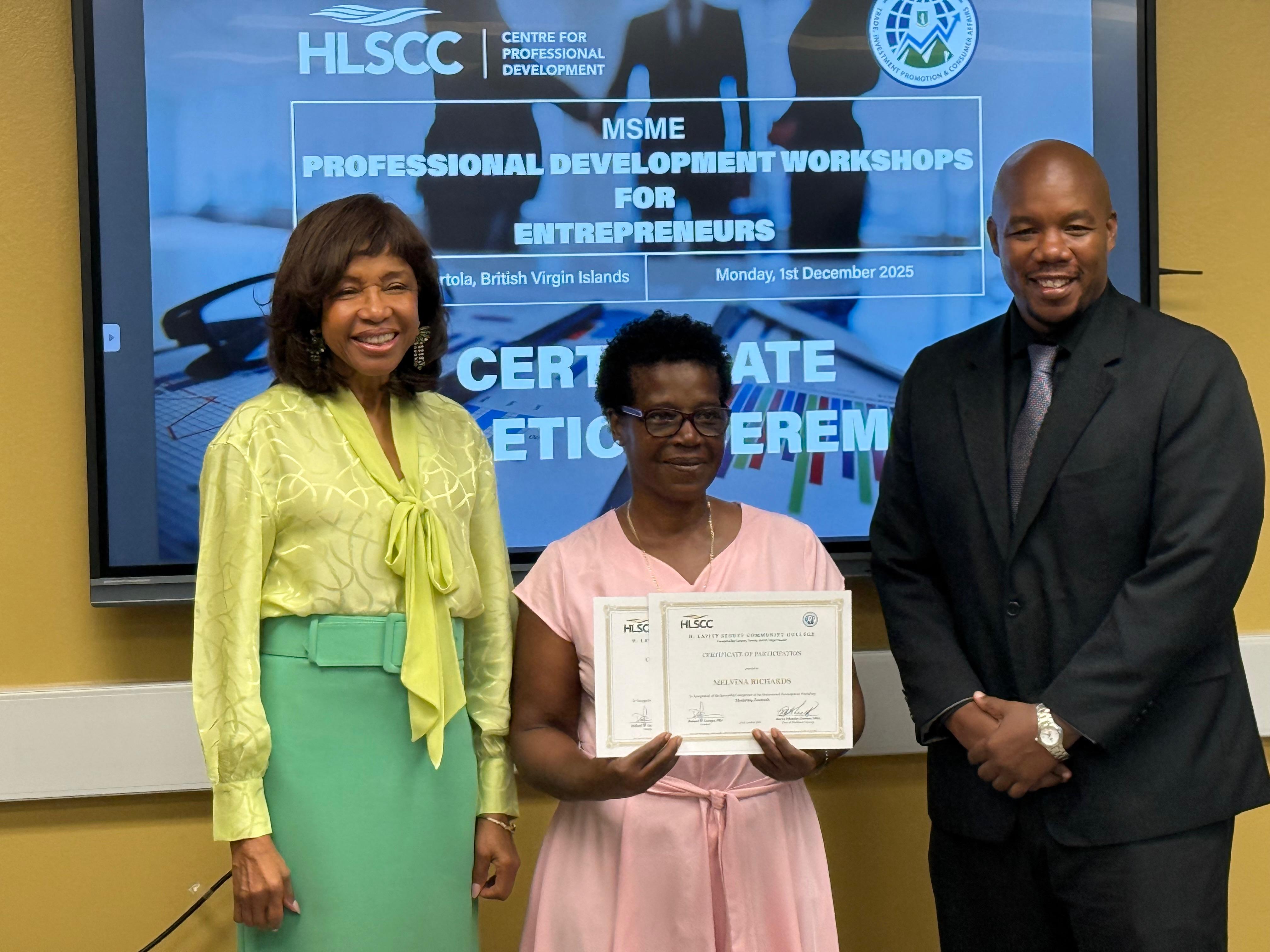 Department of Trade Celebrates Completion of Entrepreneur Training ...