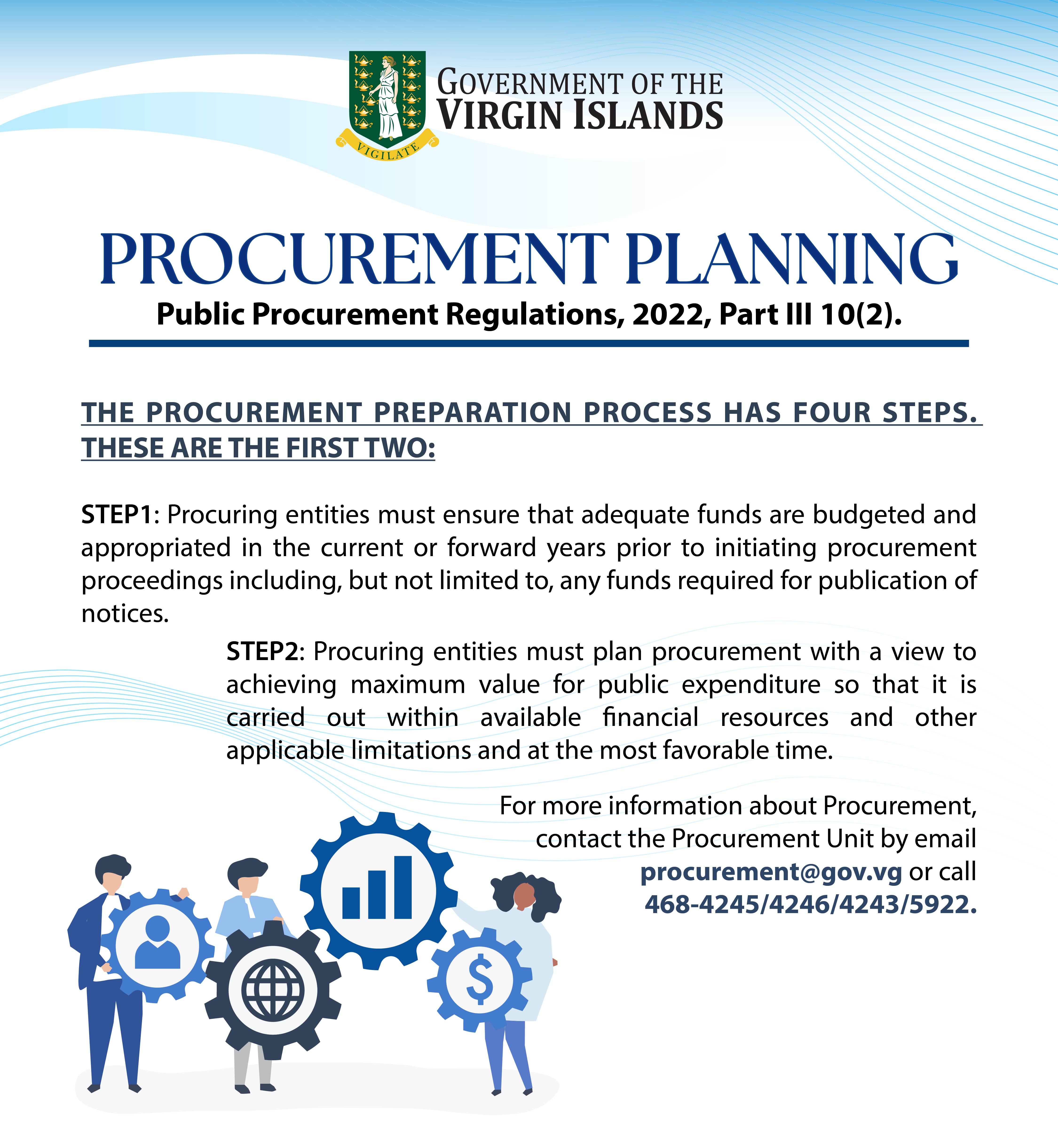 Public Procurement Regulations, 2022, Part III 10 (2) | GOV.VG