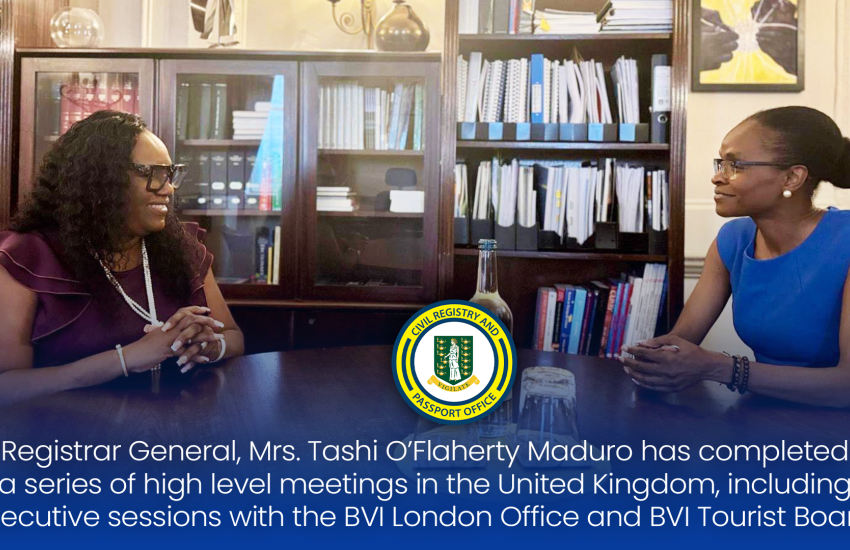 Registrar General Completes High Level Meetings