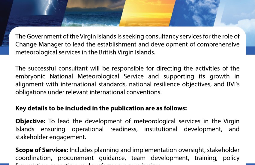 Open Tender for Consultancy 