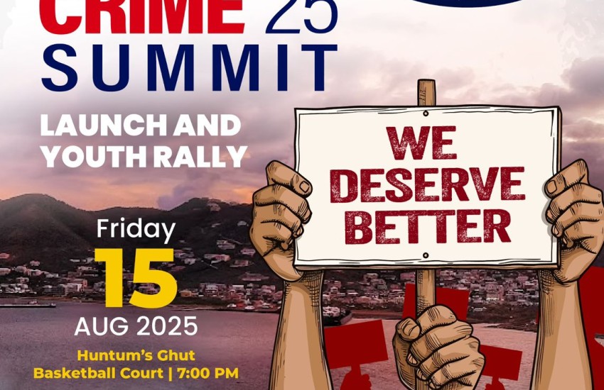 Virgin Islands Anti-Crime Summit to Launch With Youth Rally