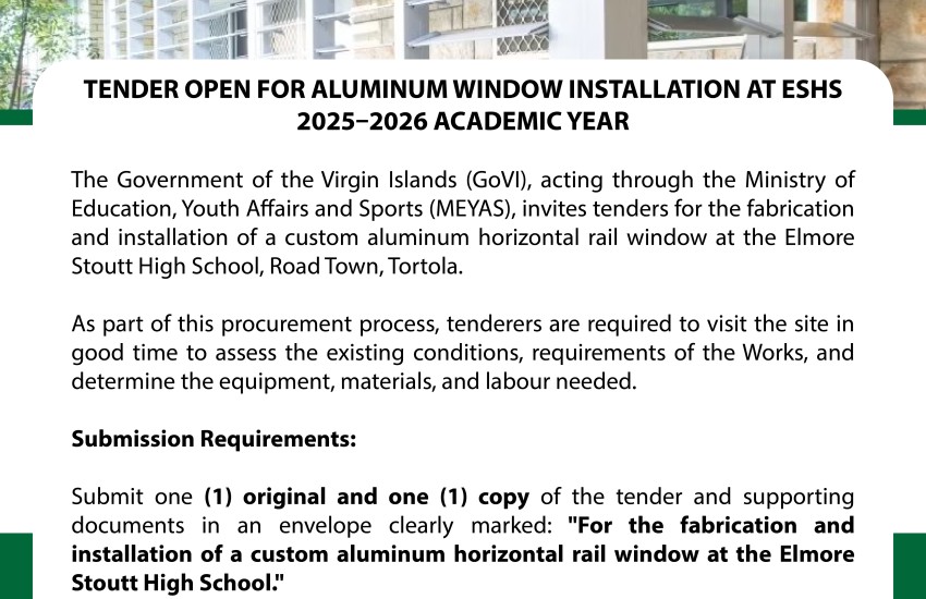 tender_open_for_aluminum_window_installation_at_eshs