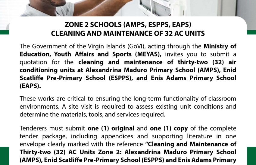 Maintenance of Schools AC Units 