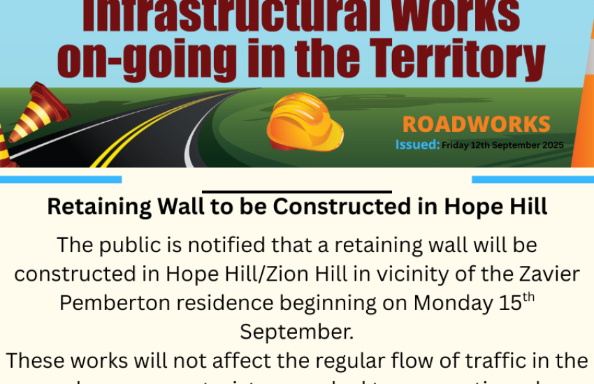 Retaining Wall to be Constructed in Hope Hill