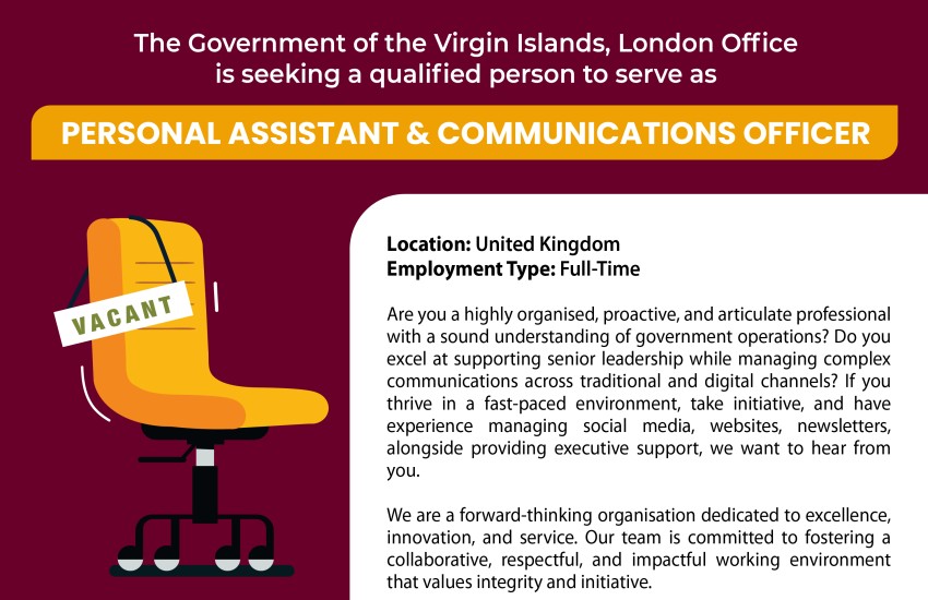 Personal Assistant/Communications Officer Vacancy