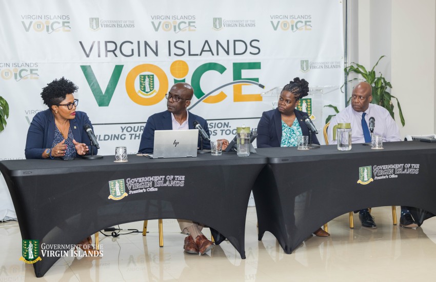 Hon. Sharie de Castro, CEO Orlandette Crabbe and Acting PS Claude Kettle- VI Voice ep 9