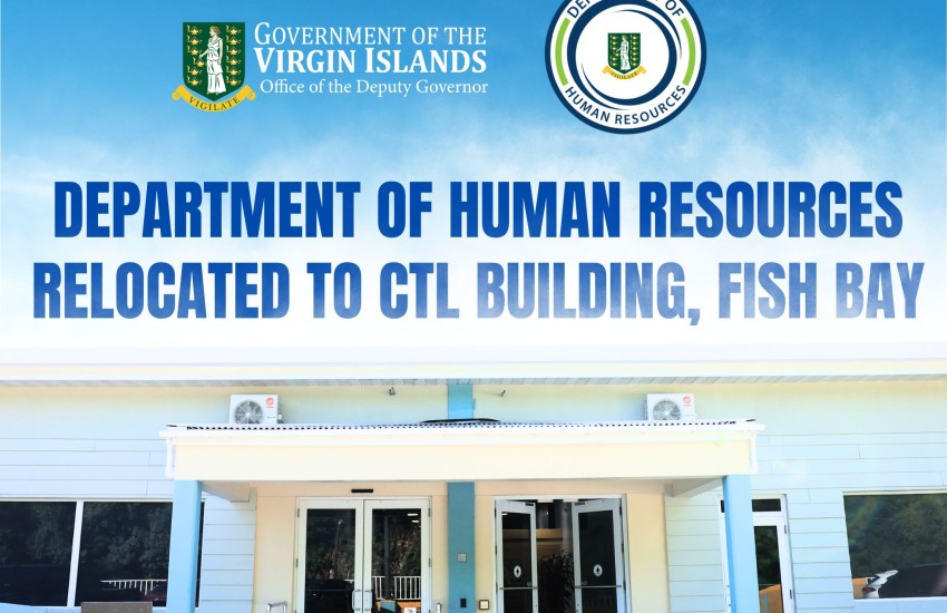 Department of Human Resources Relocated to CTL Building, Fish Bay | GOV.VG