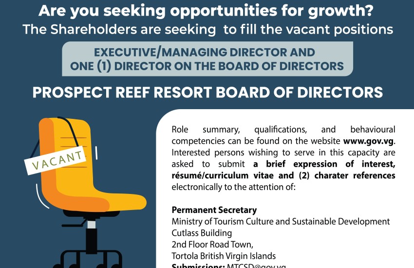 Prospect Reef vacancy