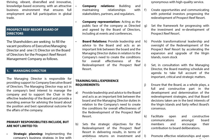 Vacancy Prospect Reef pg1