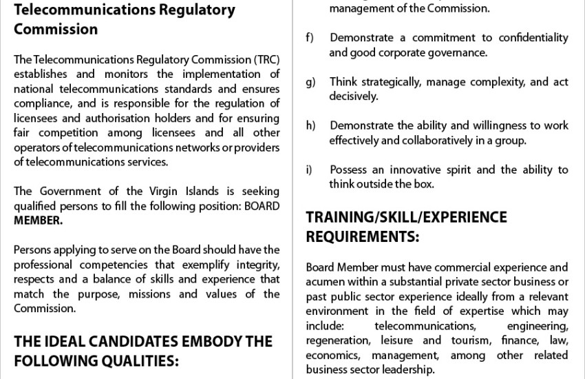 TRC Board Member 9 Feb 2026 Flyer 2