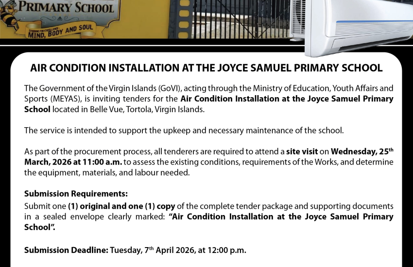 Air Condition Installation at the Joyce Samuel Primary School