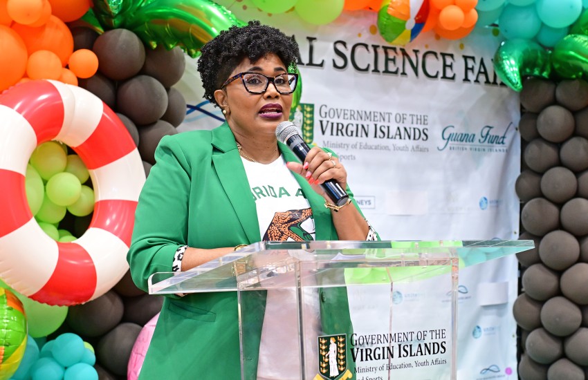 CEO Orlandette Crabbe at 2026 National Science Fair Closing Ceremony