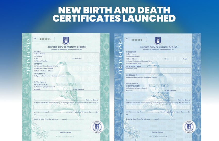 New Birth and Death Certificates