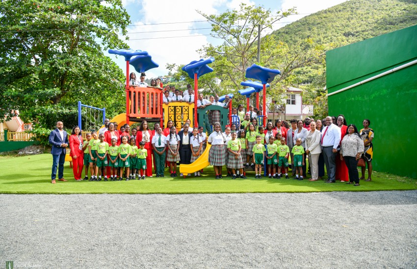 Ivan Dawson Playground Dedication Group Photo
