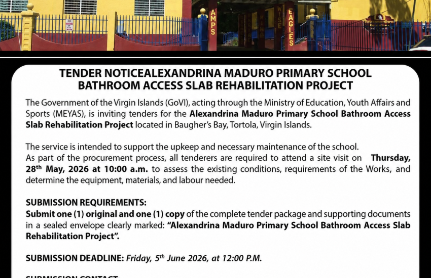 Alexandrina Maduro Primary School Bathroom Access Slab Rehabilitation Project