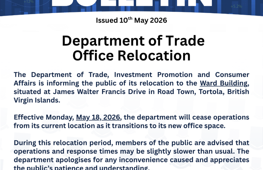   Department of Trade  Office Relocation 2026