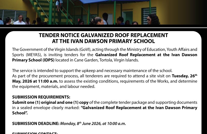 Galvanized Roof Replacement at the Ivan Dawson Primary School