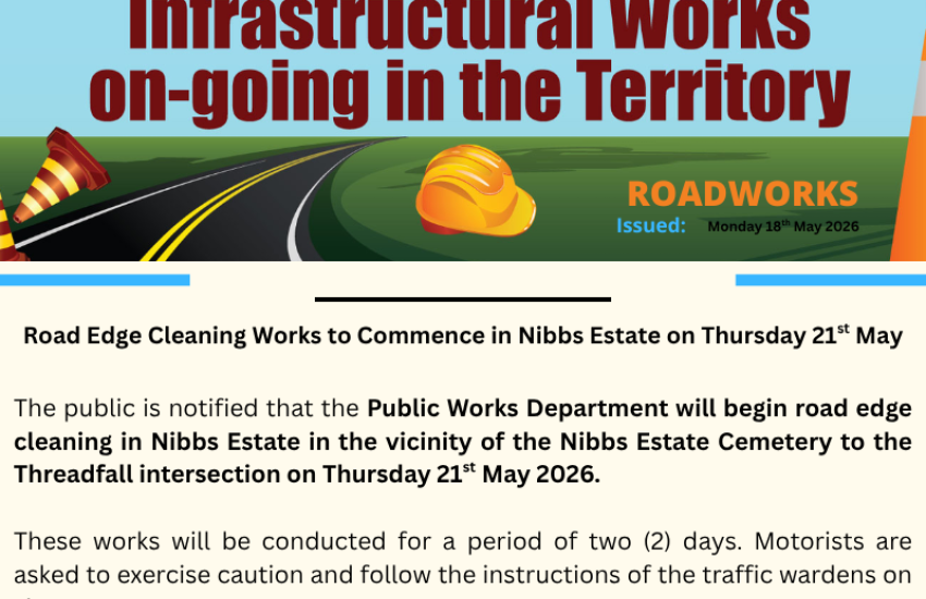Road Edge Cleaning Works to Commence in Nibbs Estate on Thursday 21st May
