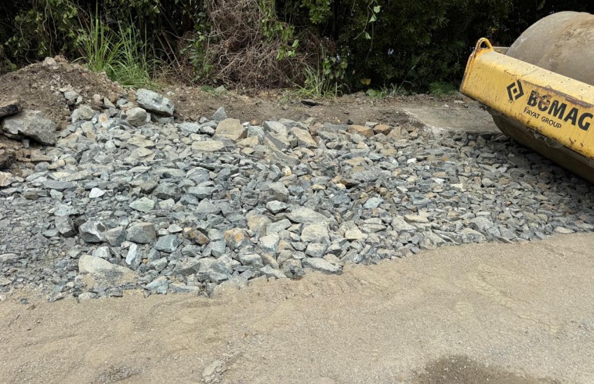 Road Rehabilitation and Reconstruction Top Priority Project Progressing in Sea Cows Bay Photo 1 of 3