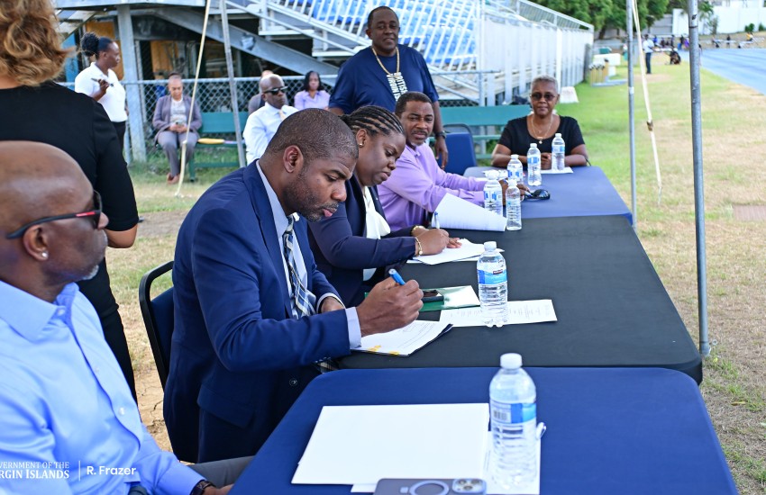  Contract Signing for Track Resurfacing Photo 1