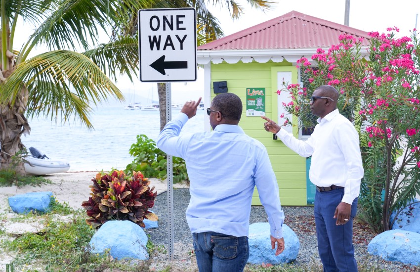 One-way Traffic Approved on Great Harbor Road on Jost Van Dyke 2 of 5