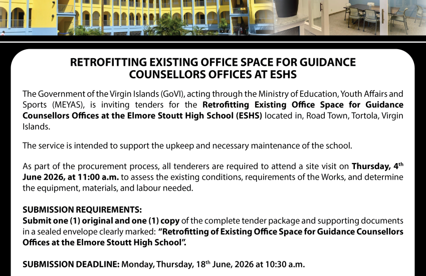 Retrofitting Existing Office Space for Guidance Counsellors Offices at ESHS