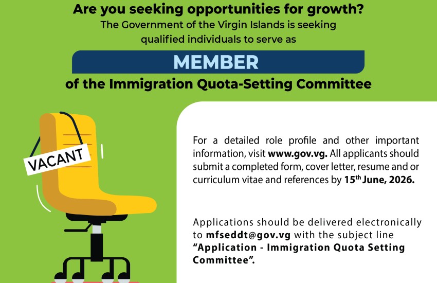 Vacancy Notice Member – Immigration Quota-Setting Committee-exp15june26