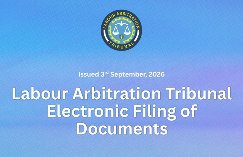 Bulletin - Labour Arbitration Tribunal Electronic Filing of Documents Thumbnail