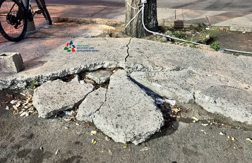 Damaged DeCastro Street