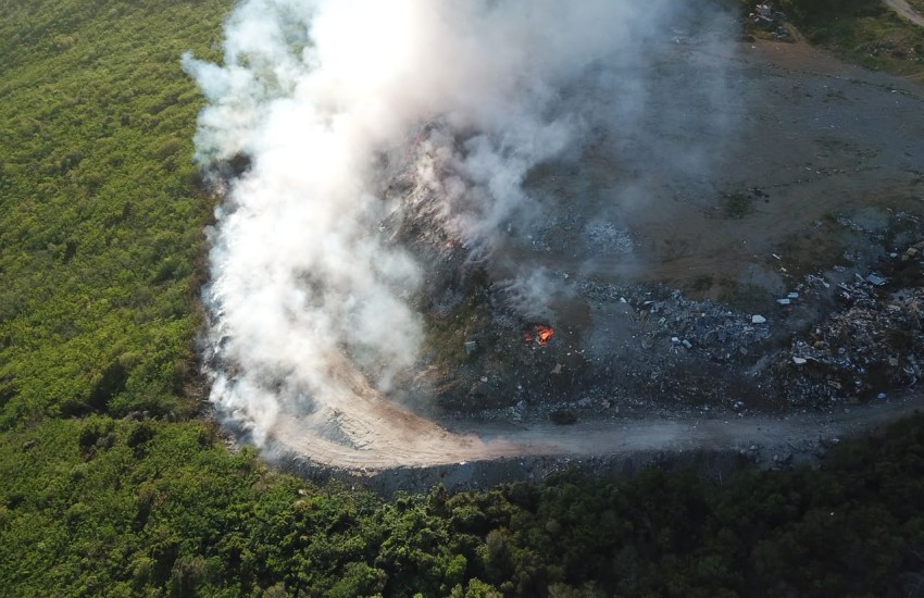 VG Dumpsite Smoke September 27