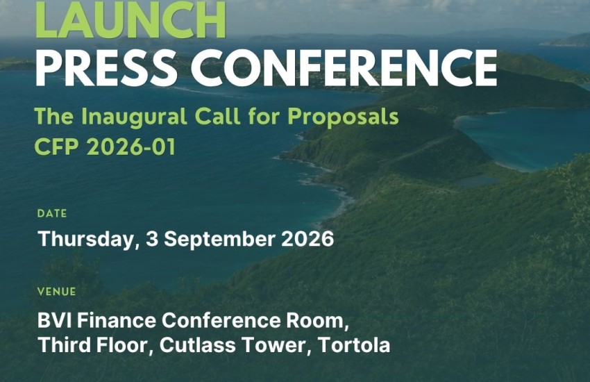 Virgin Islands Climate Change Trust Fund Opens First Call for Proposals and Applications on 3rd September ROAD
