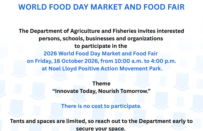 World Food Day invitation bulletin