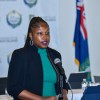 Ayana Glasgow, Director of Financial Services, delivers updates during Mid-Year Review