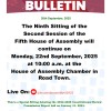 house of assembly sitting