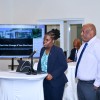 Hon. Sharie de Castro and Acting Permanent Secretary Claude Kettle