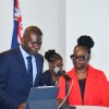 Hon. Rymer and PS Smith-Maduro Delivering Mid-Year Retreat Update