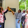 Unveiling of Dedication Plaque of George W. Christopher