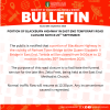 Portion of Blackburn Highway in East End Temporary Road Closure Notice 20th September