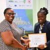 Minister for Education Sharie de Castro shares SMART School certificate