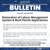 Bulletin- Restoration of Labour Management System