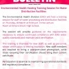 Water Distribution Training Flyer