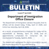   Department of Immigration Office Closure