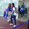 CARIFTA53 Return Ceremony DYAS Director Ms. Hodge and Hon. Sharie de Castro