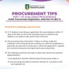 Procurement Tips, Periods for Challenge and Outcome