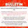 Portion of Long Look Road to be Closed from 28th June to 1st July
