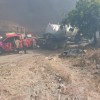 VG dumpsite fire smoke