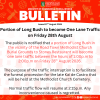 Portion of Long Bush to become One Lane Traffic on Friday 28th August