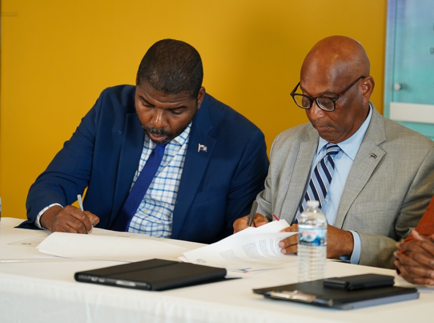 Multi-Agreement Signed For BVIHSA Infrastructure Improvement 4