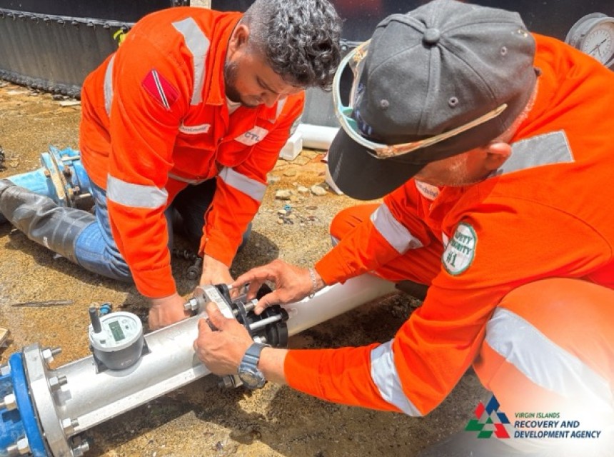 Reservoir Meter Installation 7