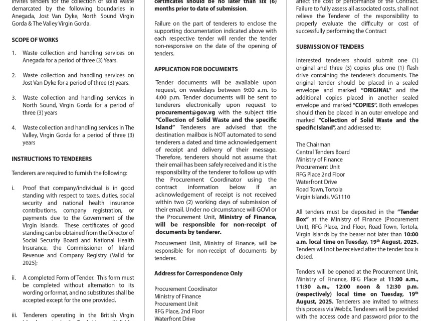 Tender Notice #23